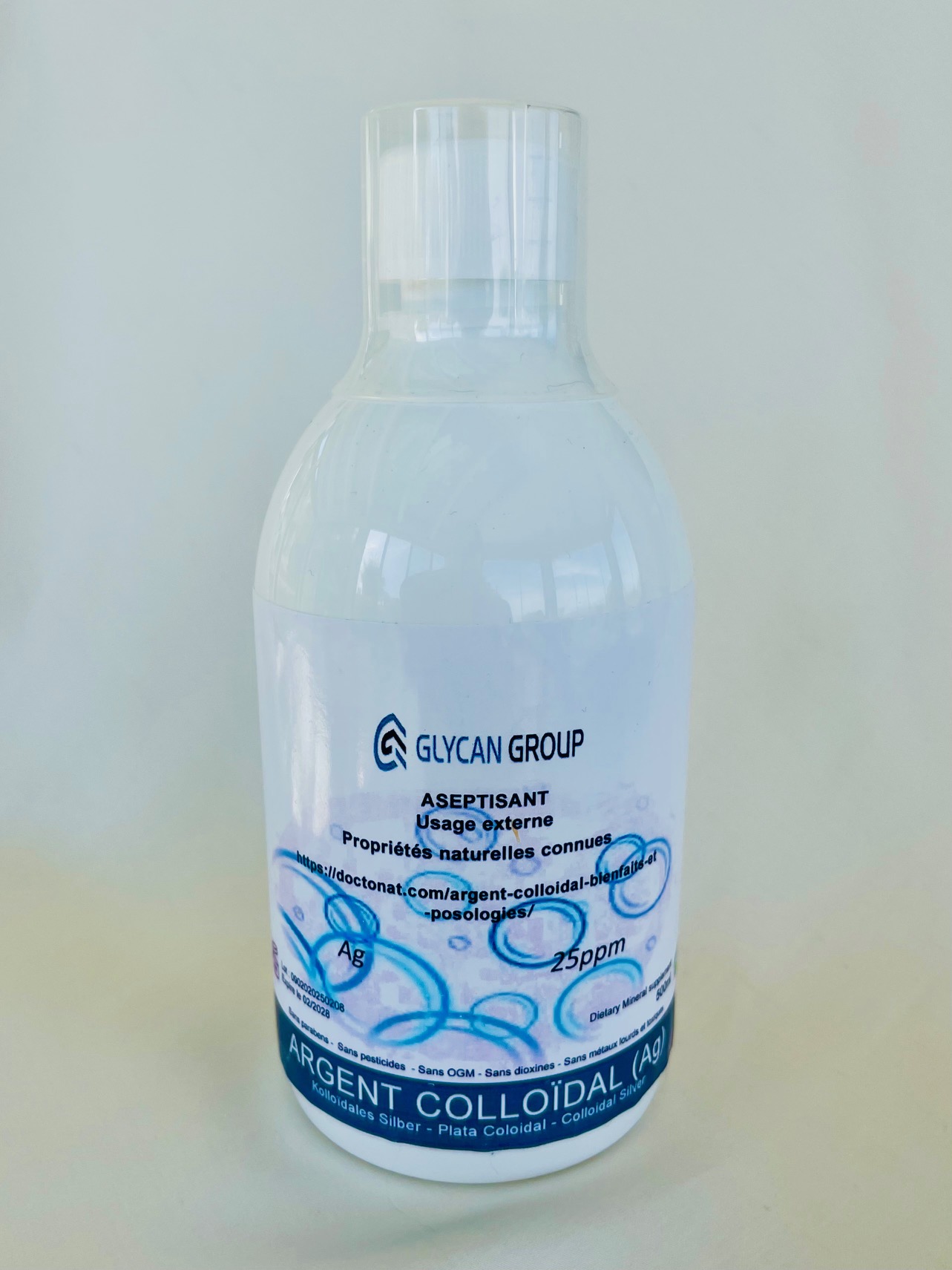 Argent Colloïdal 25ppm